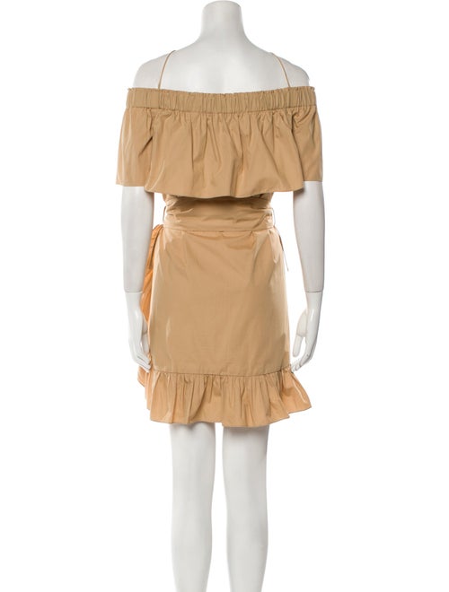 Sandro Square Neckline Knee-Length Dress