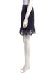 Sandro Lace Pattern Mini Skirt