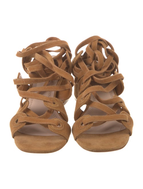 Sandro Suede Gladiator Sandals