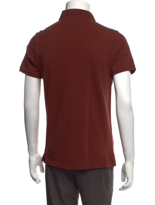 Sandro Collar Short Sleeve Polo Shirt