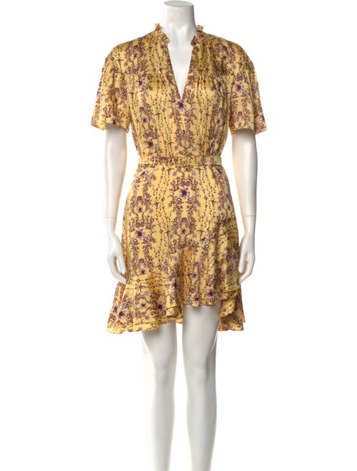 Sandro Floral Print Mini Dress