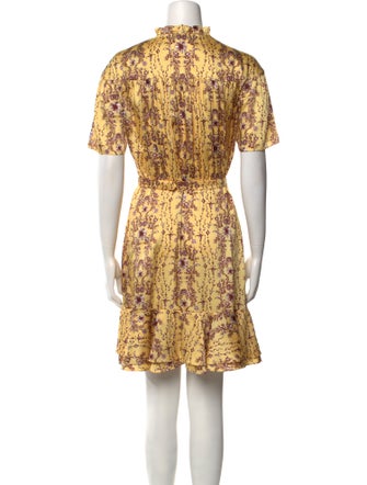 Sandro Floral Print Mini Dress