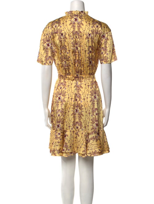Sandro Floral Print Mini Dress