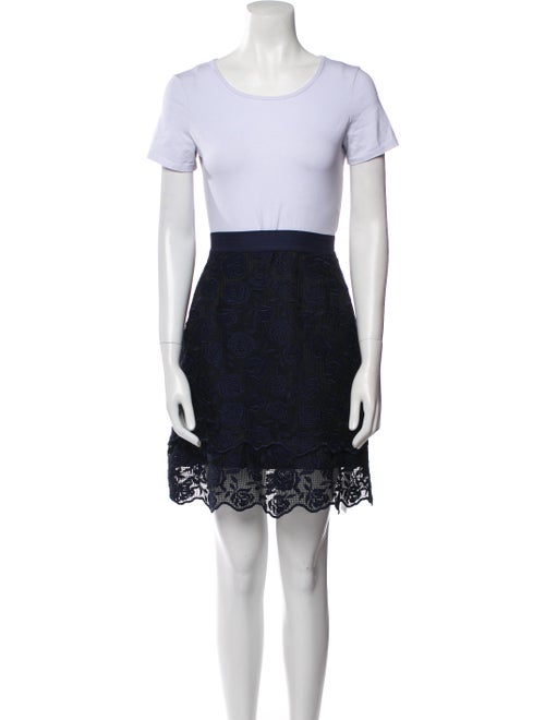 Sandro Lace Pattern Skirt Set