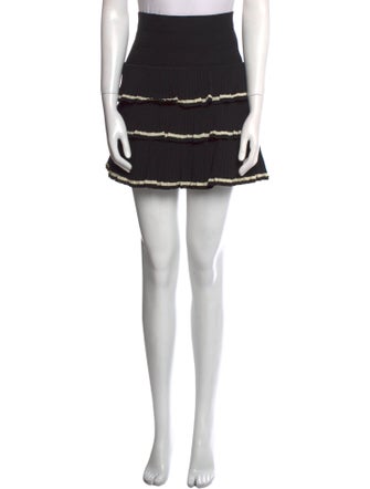 Sandro Striped Mini Skirt