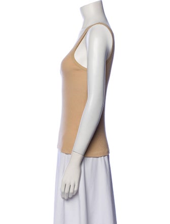 Sandro Scoop Neck Sleeveless Top