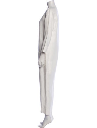 Sandro Plunge Neckline Jumpsuit