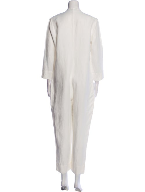 Sandro Plunge Neckline Jumpsuit