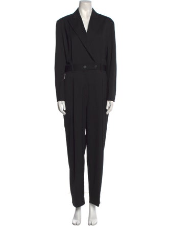 Sandro V-Neck Jumpsuit