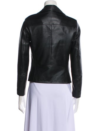 Sandro Leather Biker Jacket