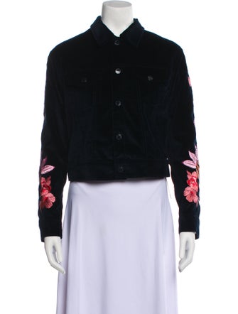 Sandro Floral Print Jacket