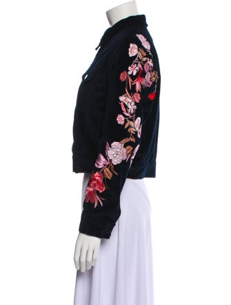 Sandro Floral Print Jacket