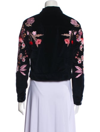 Sandro Floral Print Jacket
