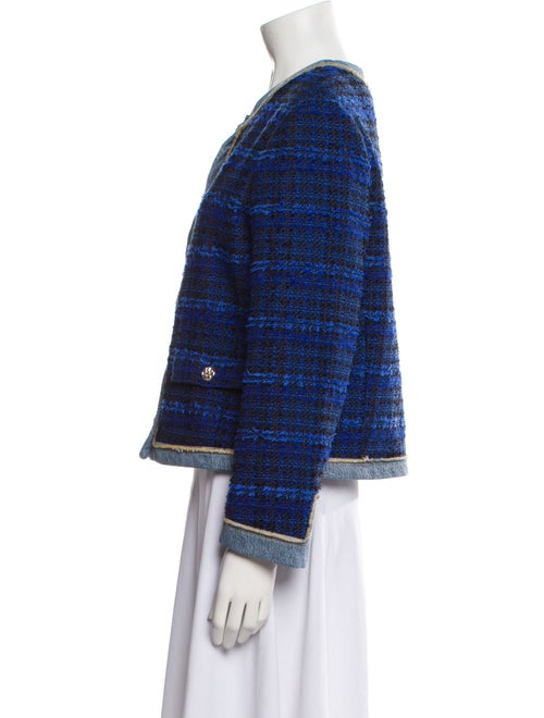 Sandro Tweed Pattern Jacket