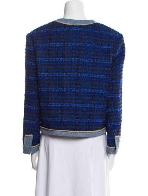 Sandro Tweed Pattern Jacket