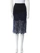 Sandro Lace Pattern Knee-Length Skirt