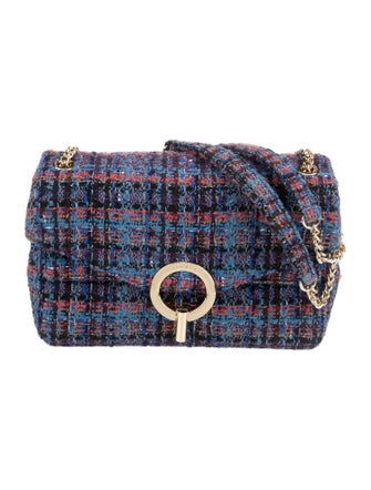 Sandro Tweed Shoulder Bag