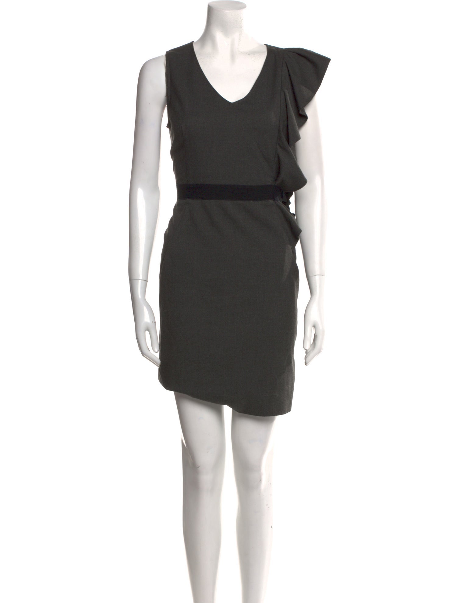 Sandro V-Neck Mini Dress