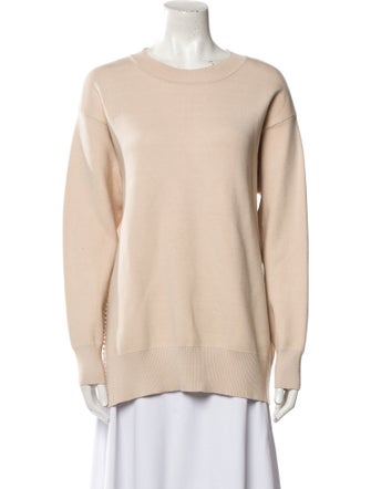 Sandro Crew Neck Long Sleeve Sweatshirt