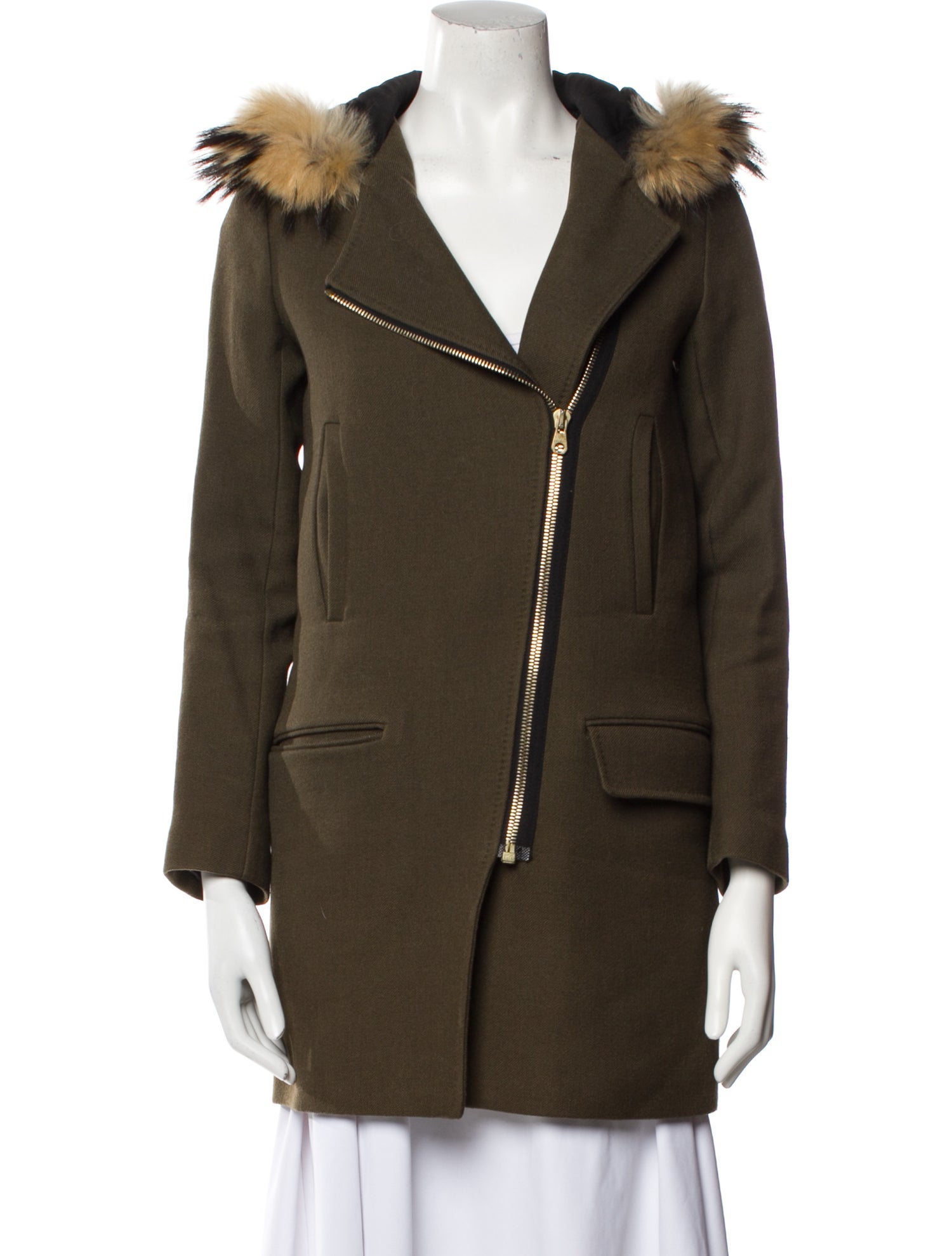 Sandro Virgin Wool Coat