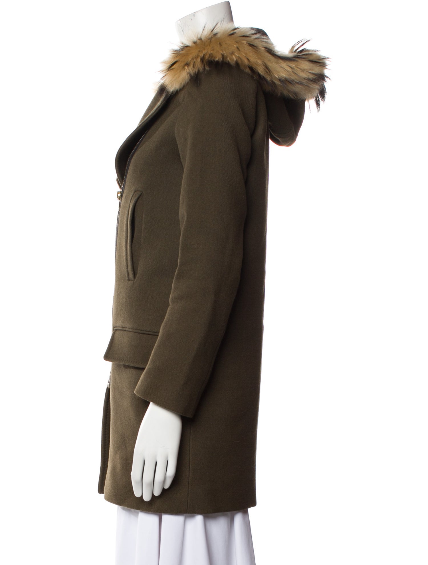 Sandro Virgin Wool Coat