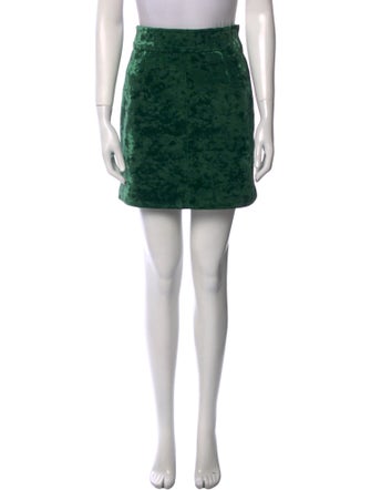 Sandro Velvet Mini Skirt