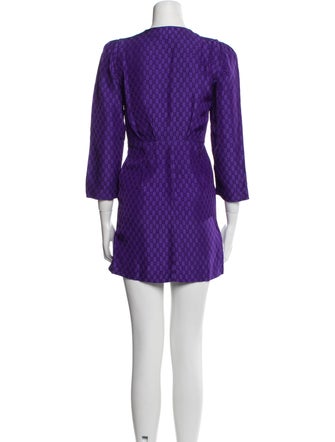 Sandro V-Neck Mini Dress