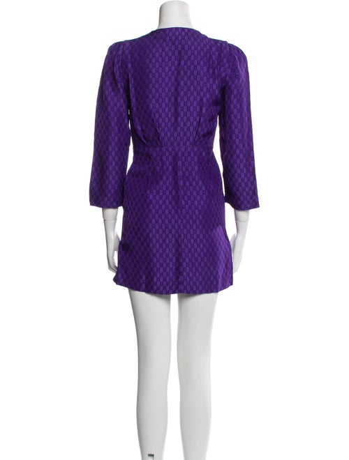 Sandro V-Neck Mini Dress