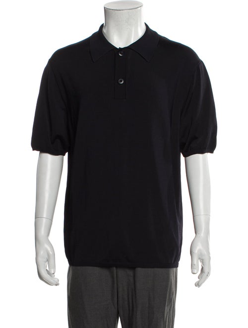 Sandro Collar Short Sleeve Polo Shirt