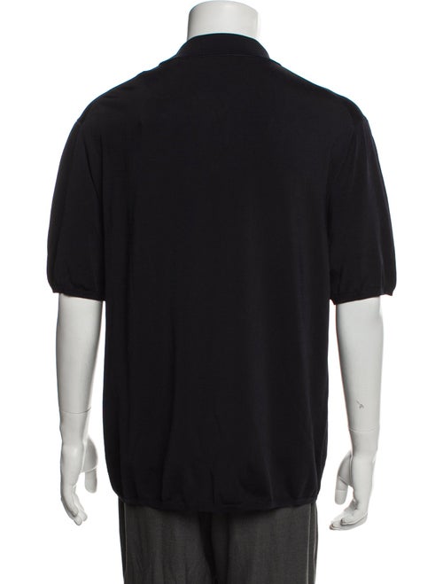 Sandro Collar Short Sleeve Polo Shirt