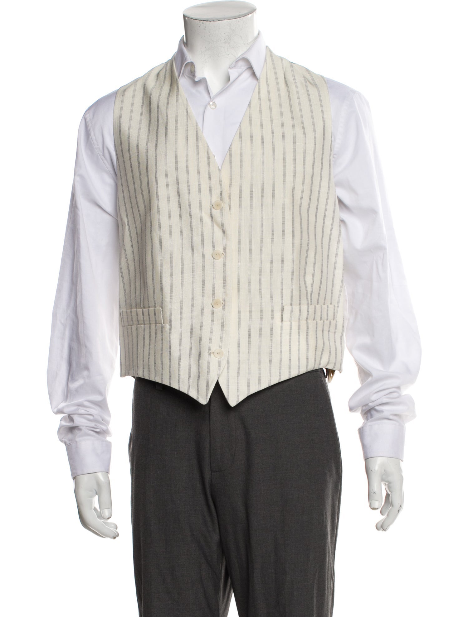 Sandro Striped Suit Vest