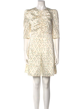 Sandro Printed Mini Dress