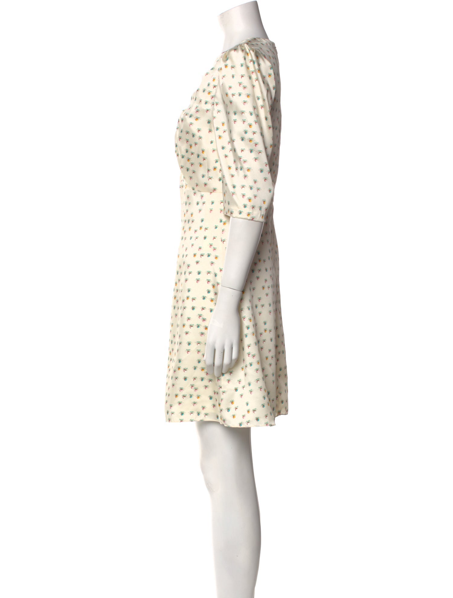 Sandro Printed Mini Dress