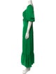 Sandro Square Neckline Long Dress