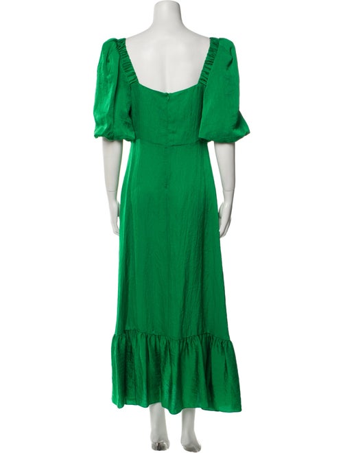 Sandro Square Neckline Long Dress
