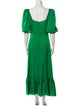 Sandro Square Neckline Long Dress