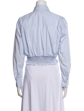 Sandro Long Sleeve Crop Top