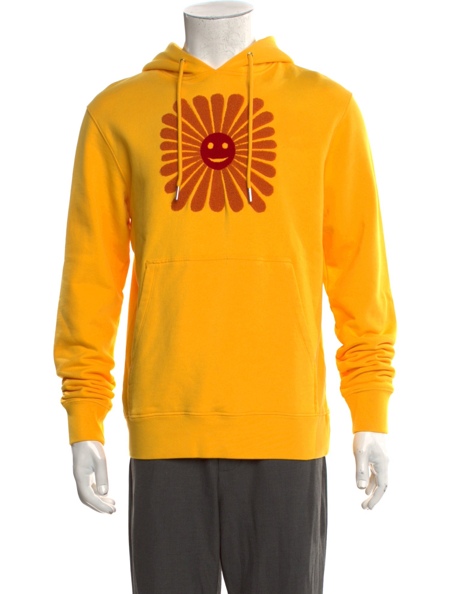 Sandro Graphic Print Crew Neck Hoodie w/ Tags