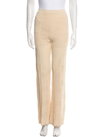 Sandro Pants Lace Pattern Wide Leg M