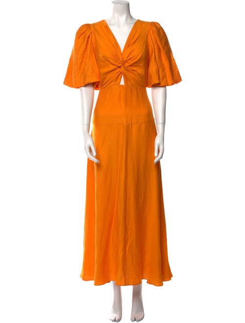 Sandro Linen Long Dress