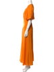 Sandro Linen Long Dress