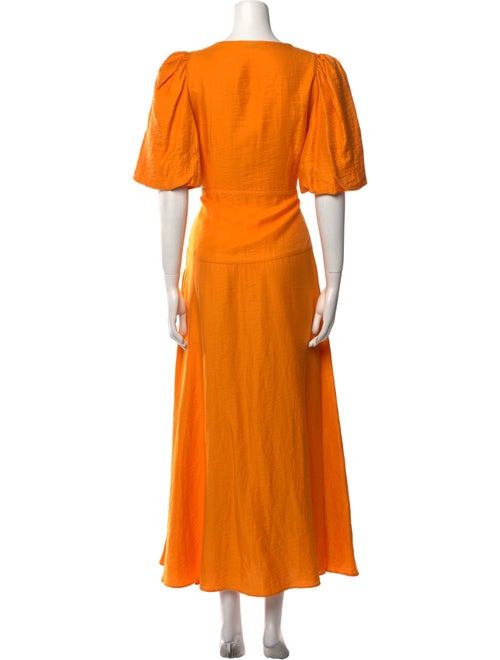 Sandro Linen Long Dress