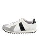 Sandro Leather Colorblock Pattern Sneakers