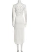 Sandro Square Neckline Long Dress