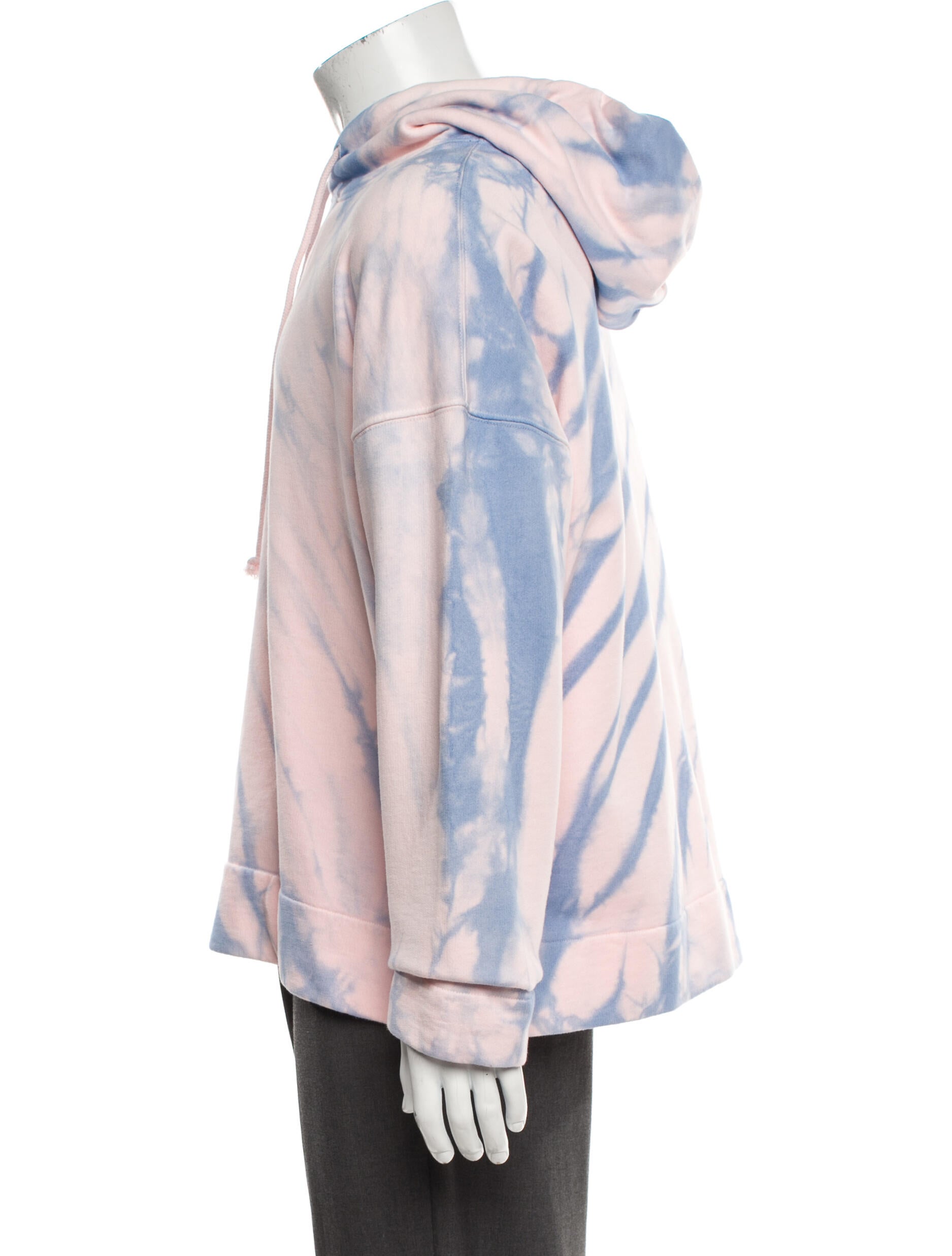 Sandro Tie-Dye Print Crew Neck Hoodie