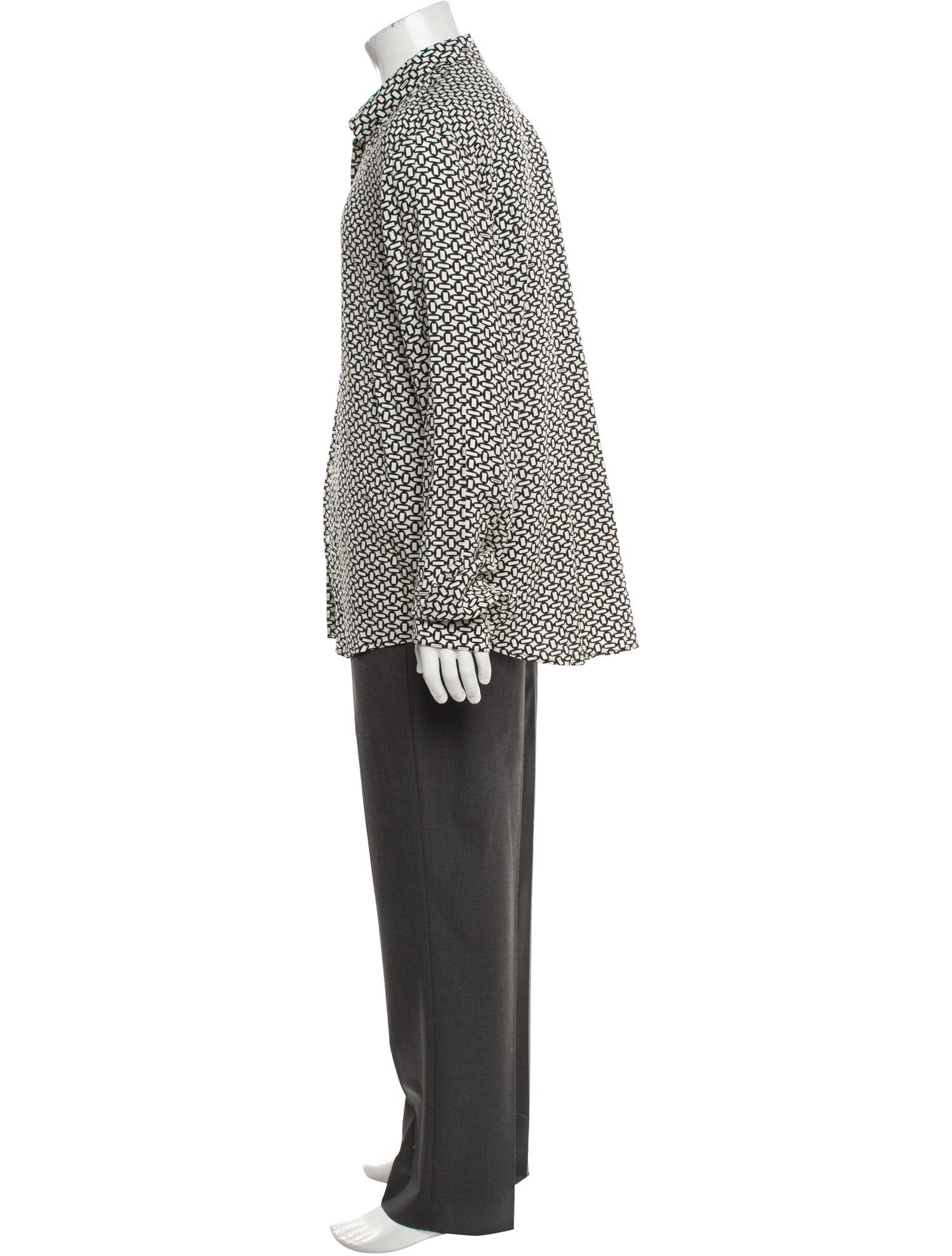 Sandro Printed Long Sleeve Shirt w/ Tags