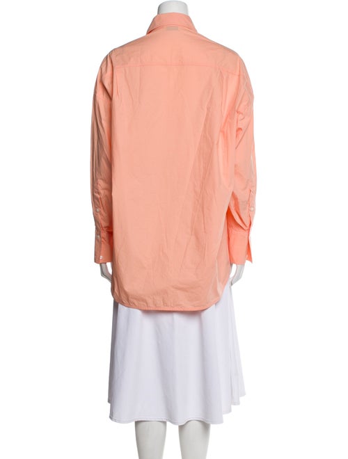 Sandro Long Sleeve Button-Up Top