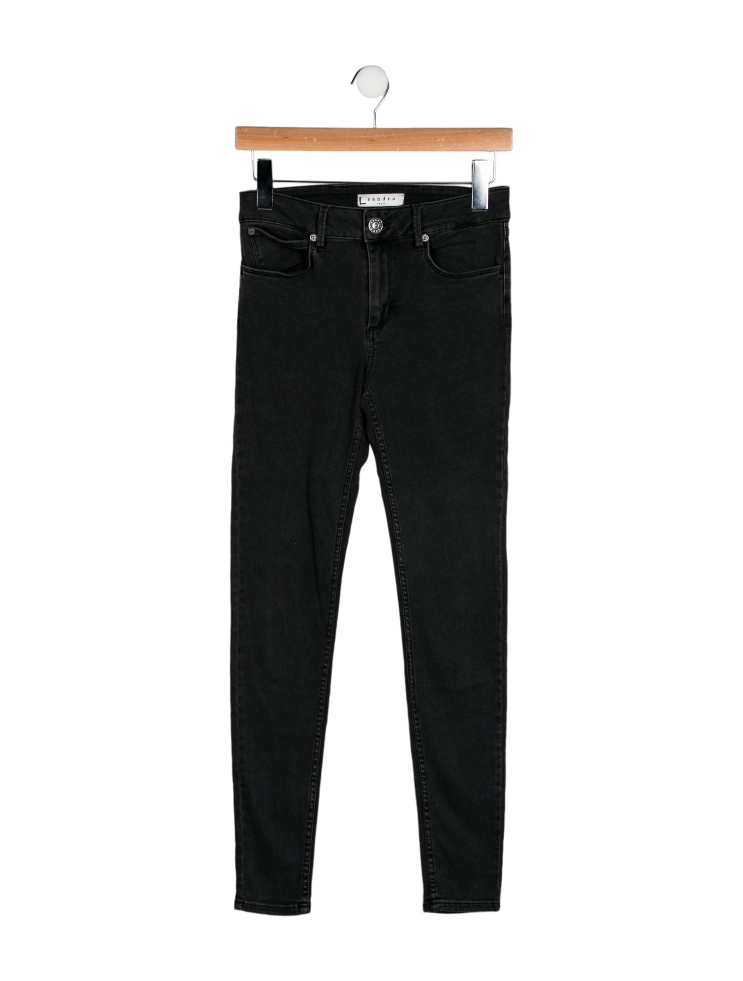 Sandro Mid-Rise Skinny Leg Jeans