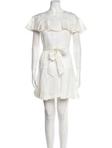 Sandro Dresses Linen Mini Dress XS