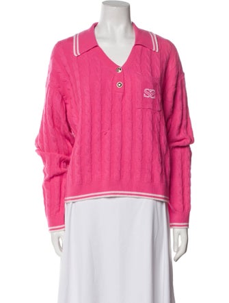 Sandro Wool V-Neck Sweater